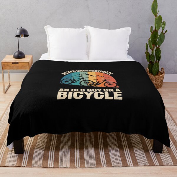Item preview, Never Underestimate An Old Guy On A Bicycle Cyclist Cycling designed and sold by SyntaxClaw.