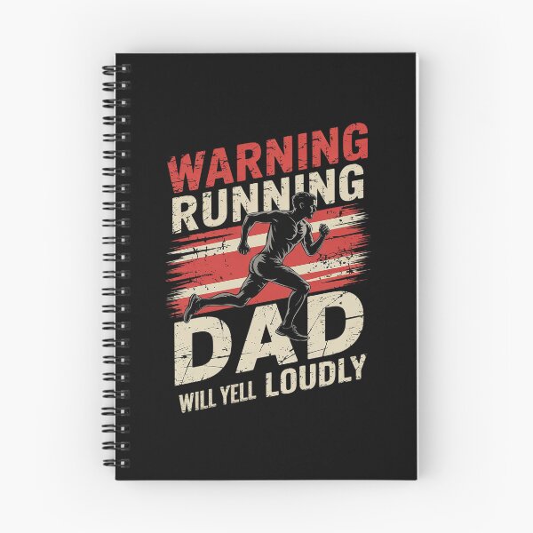 Item preview, Warning Running Dad Will Yell Loudly Father Jogging Running  designed and sold by MarryIsMonth.