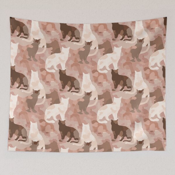 Item preview, Colorful Luxurious Cat Camouflage Texture  - Valentines Gifts designed and sold by RoyalStarsPatts.