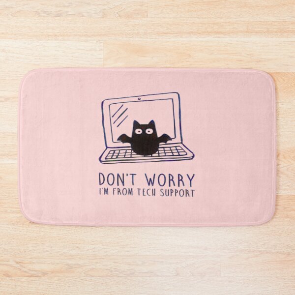 Item preview, Tech Support Bat Laptop – IT Support Meme 01 designed and sold by creativerooney.