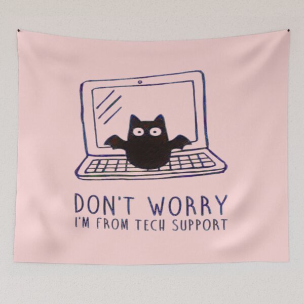 Item preview, Tech Support Bat Laptop – IT Support Meme 01 designed and sold by creativerooney.