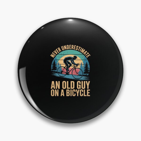 Item preview, Never Underestimate An Old Guy On A Bicycle Cycling  designed and sold by SyntaxClaw.
