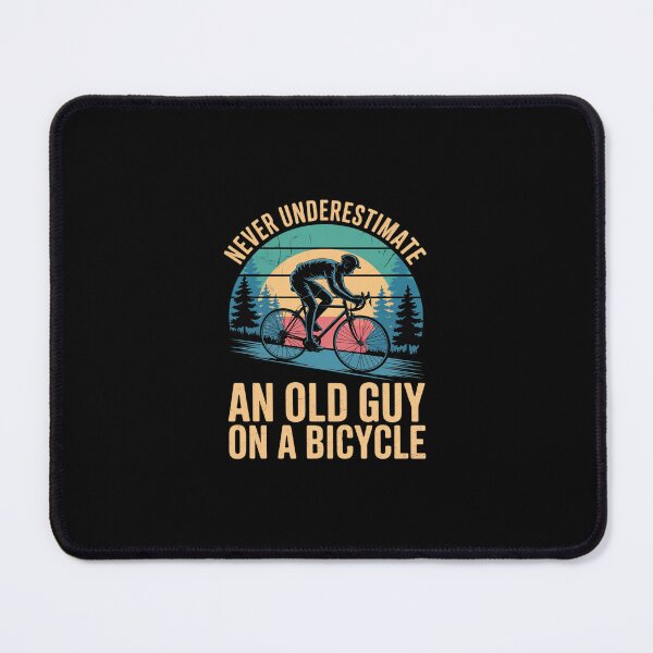 Item preview, Never Underestimate An Old Guy On A Bicycle Cycling designed and sold by SyntaxClaw.
