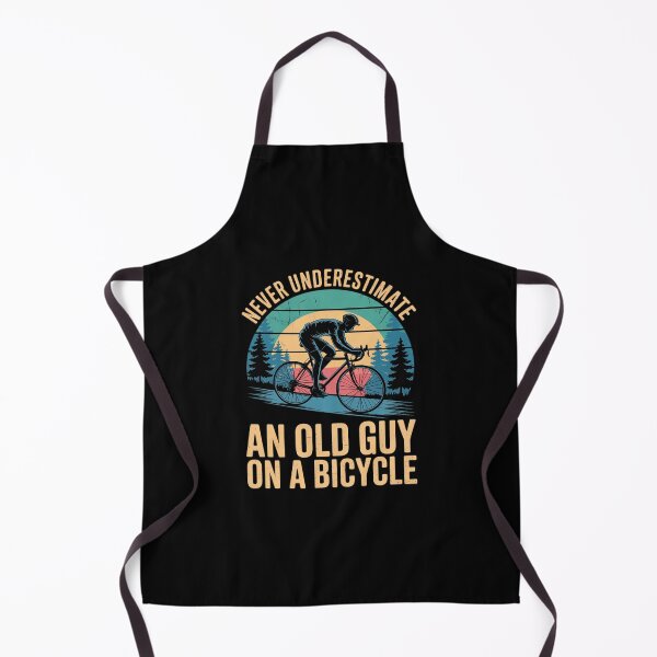 Item preview, Never Underestimate An Old Guy On A Bicycle Cycling  designed and sold by SyntaxClaw.