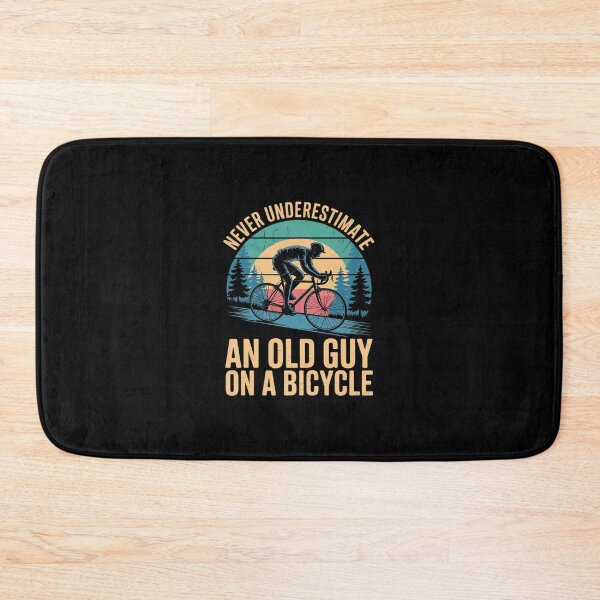 Item preview, Never Underestimate An Old Guy On A Bicycle Cycling  designed and sold by SyntaxClaw.