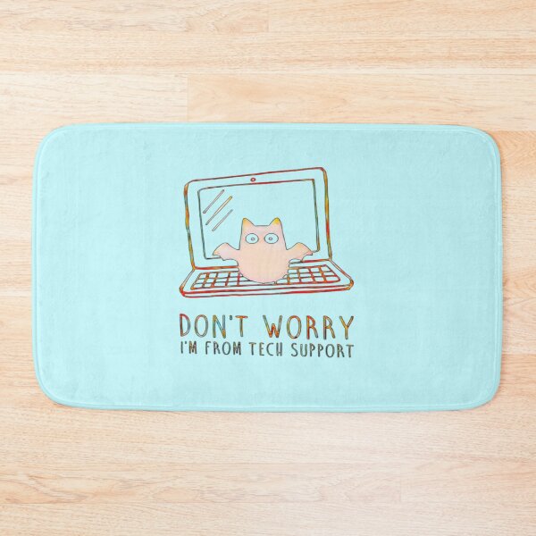 Item preview, Tech Support Bat Laptop – IT Support Meme 02 designed and sold by creativerooney.
