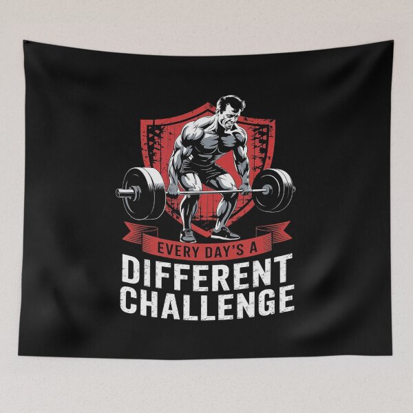 Item preview, Weightlifting Gym Workout Every Day’s a Different Challenge  designed and sold by MarryIsMonth.