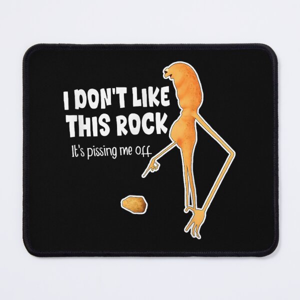 Item preview, I Don't Like This Rock Marcus The Worm Funny Meme designed and sold by ivotee.