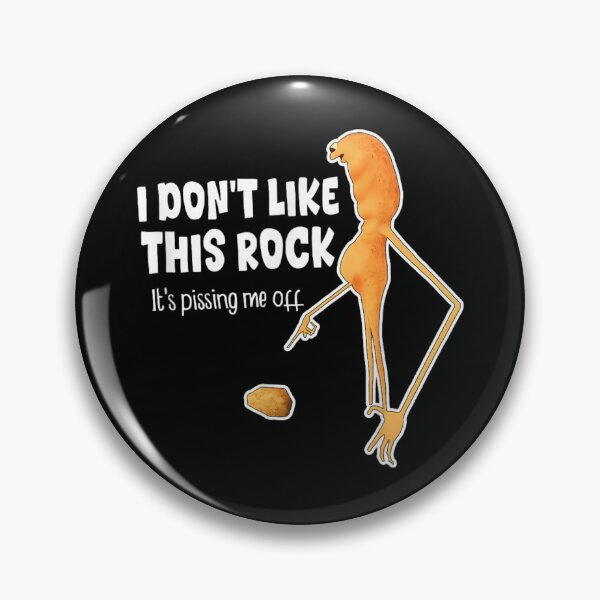 Item preview, I Don't Like This Rock Marcus The Worm Funny Meme designed and sold by ivotee.