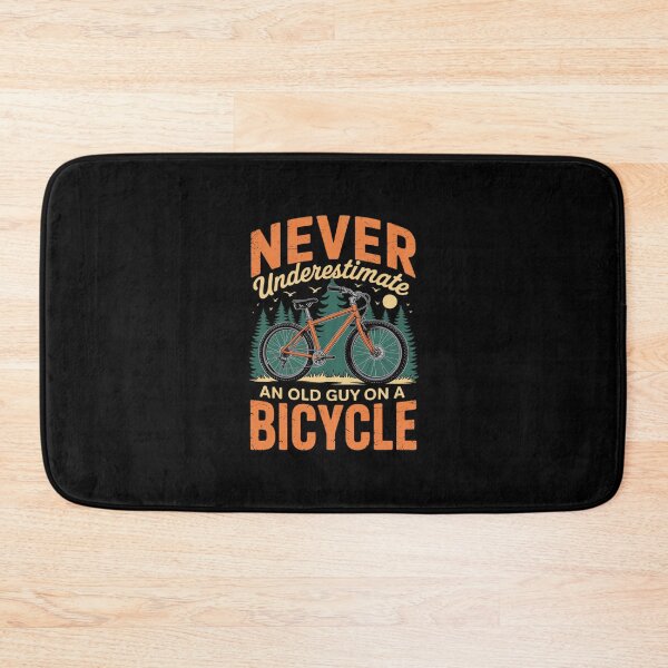 Item preview, Never Underestimate An Old Guy On A Bicycle Cycling  designed and sold by AquaKiev.