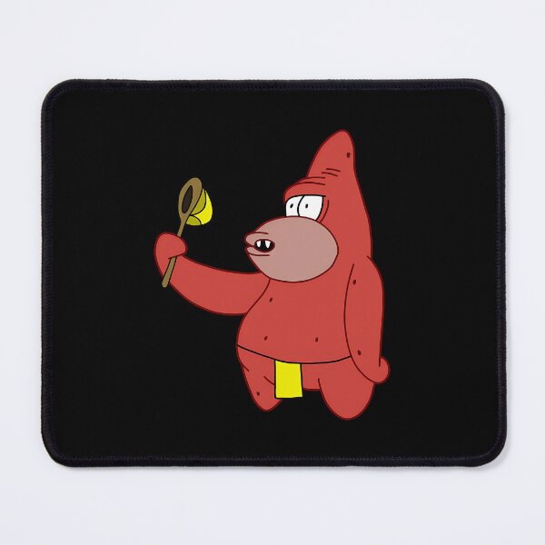 Item preview, Caveman Patrick Holding Jellyfishing Net designed and sold by mengematikon.