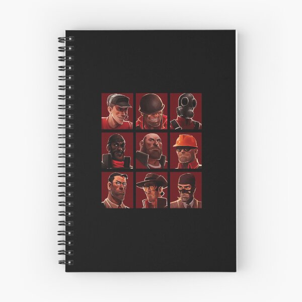 Item preview, Team Fortress 2 Red Team Character Grid designed and sold by animefan1368.