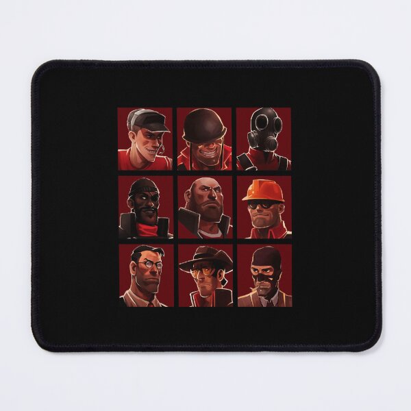 Item preview, Team Fortress 2 Red Team Character Grid designed and sold by animefan1368.