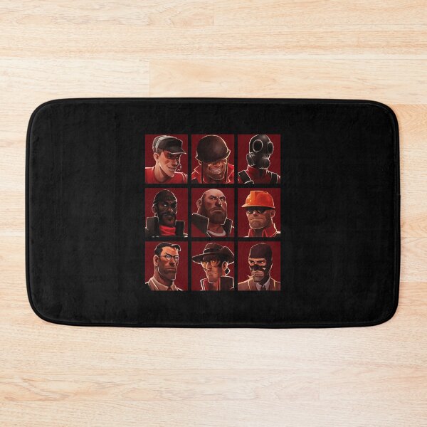 Item preview, Team Fortress 2 Red Team Character Grid designed and sold by animefan1368.