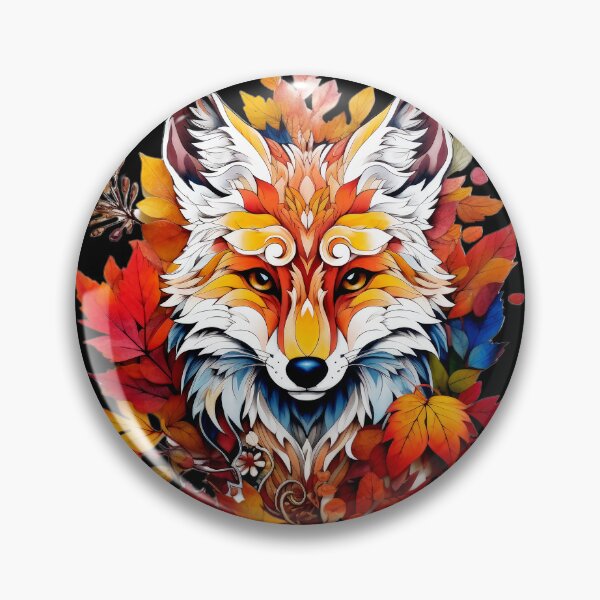 Item preview, Fantasy Fox Wildlife Stylized Design With Colorful Leaves  designed and sold by DEC02.
