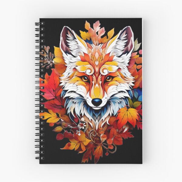 Item preview, Fantasy Fox Wildlife Stylized Design With Colorful Leaves  designed and sold by DEC02.
