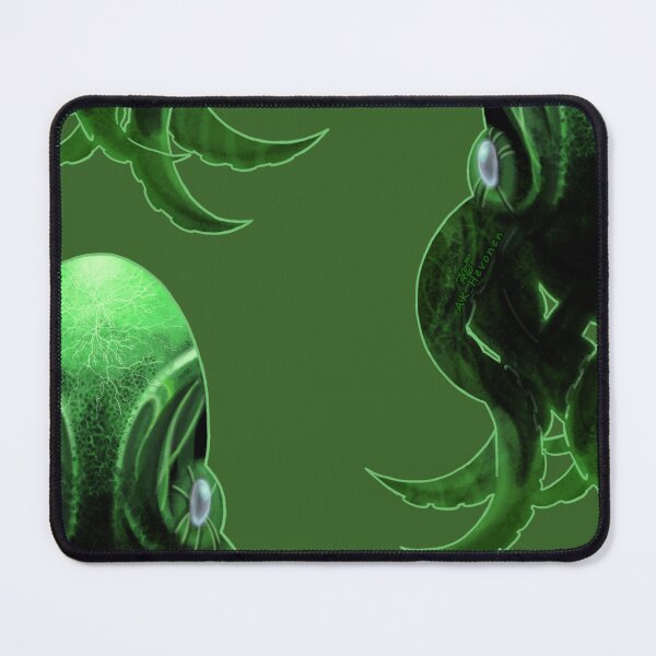 Item preview, Green Octopus, hand drawn painting picture designed and sold by AK-Hevonen.