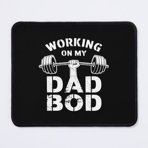 Item preview, Working On My Dad Bod Fathers Day Gym designed and sold by MarryIsMonth.