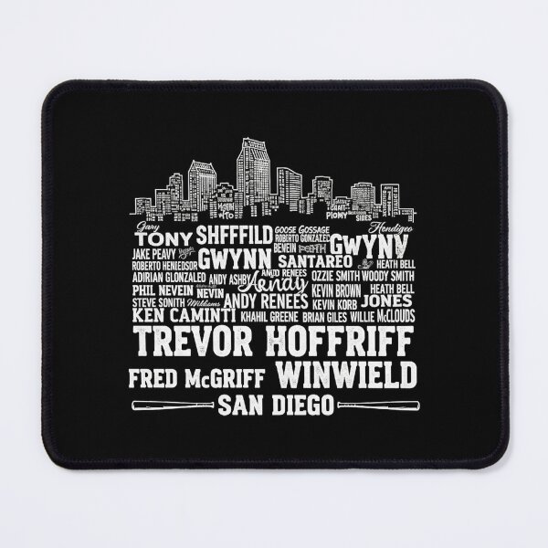 Item preview, San Diego Baseball Team All Time Legends City Skyline designed and sold by Diosaurrr123.