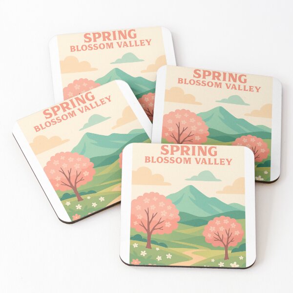 Item preview, Spring Blossom Valley with Glowing Trees designed and sold by MIArt Studio.
