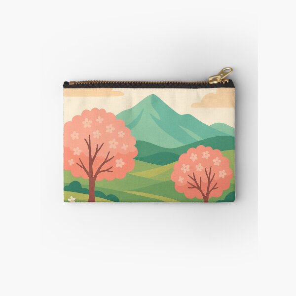 Item preview, Spring Blossom Valley with Glowing Trees designed and sold by MIArt Studio.