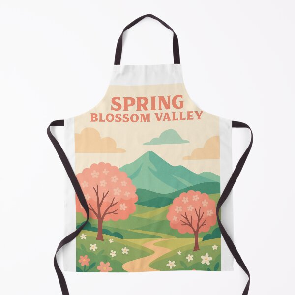 Item preview, Spring Blossom Valley with Glowing Trees designed and sold by MIArt Studio.