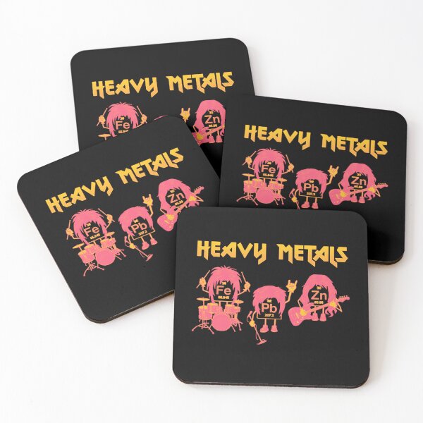 Item preview, Heavy Metals Band - Rock Music Graphic Art designed and sold by Colorful-Garden.
