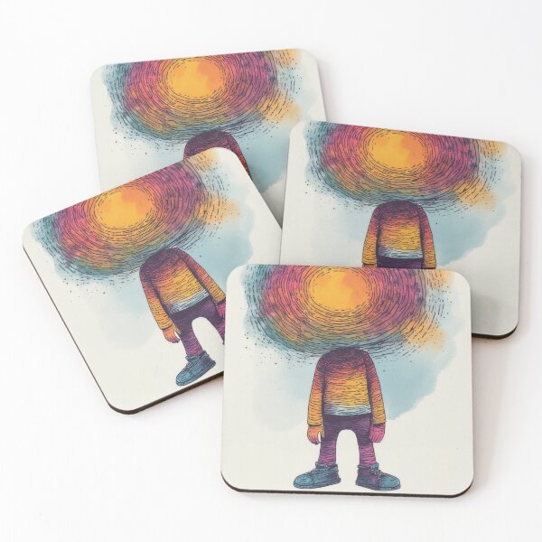 Item preview, Head in the clouds, swirling colors designed and sold by Mianku | Für das Leben.