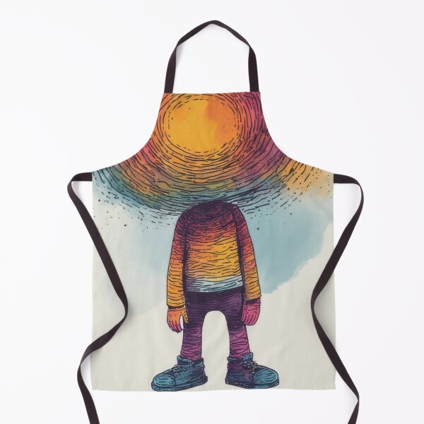 Item preview, Head in the clouds, swirling colors designed and sold by Mianku | Für das Leben.