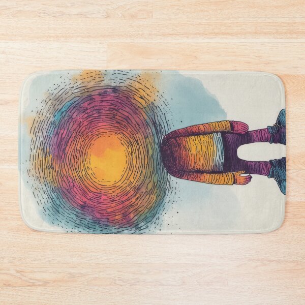 Item preview, Head in the clouds, swirling colors designed and sold by Mianku | Für das Leben.