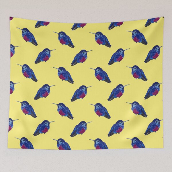 Item preview, Pink Belly Hummingbird-Yellow designed and sold by deblevart.