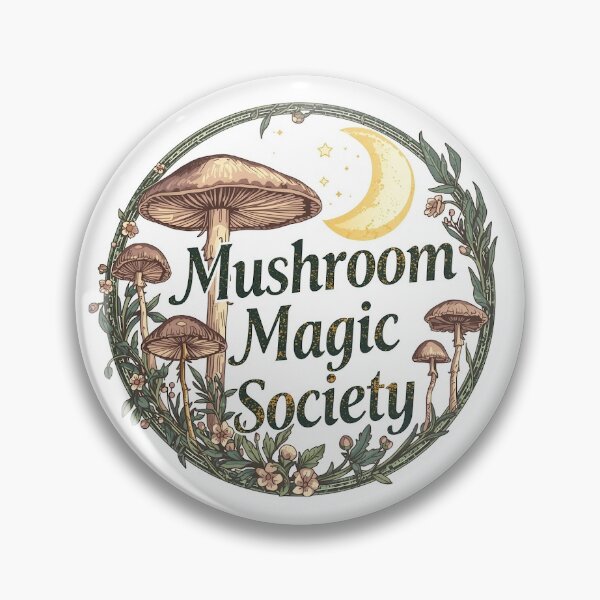 Item preview, Mushroom Magic Society Emblem designed and sold by Super-tshirtco.