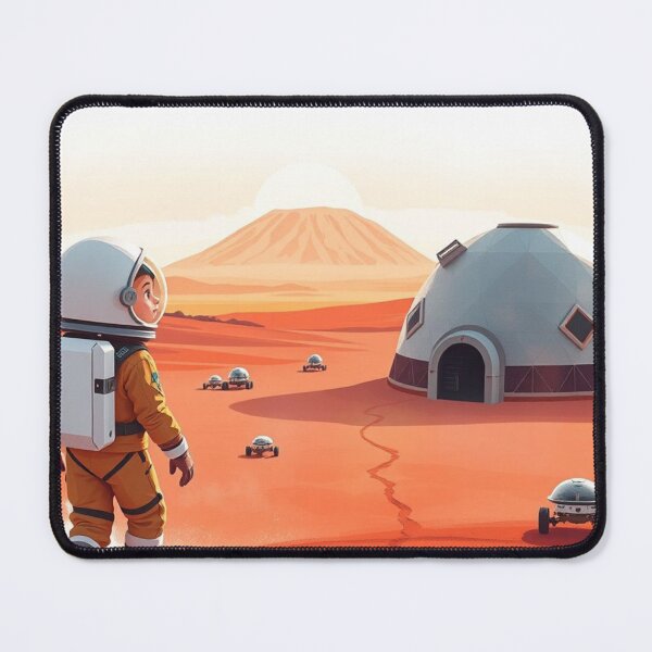 Item preview, Mars Mission Kids – Minimal  Space Illustration designed and sold by HappySproutArt.