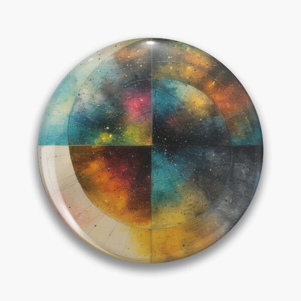 Item preview, Cosmic color circles in abstract watercolor style designed and sold by Mianku | Für das Leben.