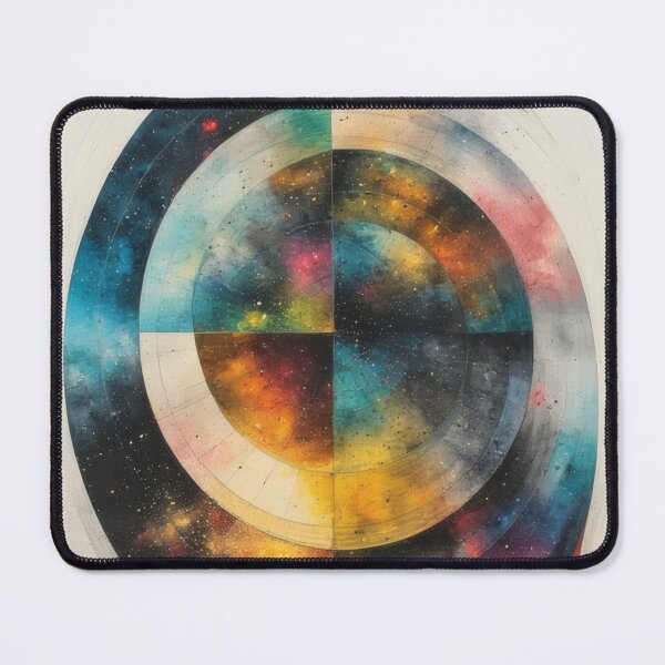 Item preview, Cosmic color circles in abstract watercolor style designed and sold by Mianku | Für das Leben.