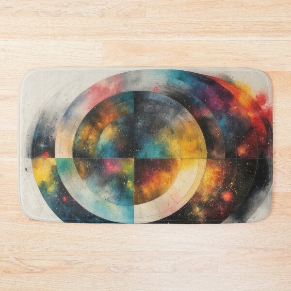 Item preview, Cosmic color circles in abstract watercolor style designed and sold by Mianku | Für das Leben.
