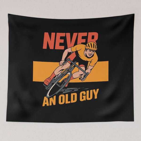 Item preview, Never Underestimate An Old Guy On A Bicycle Cycling 5  designed and sold by AquaKiev.