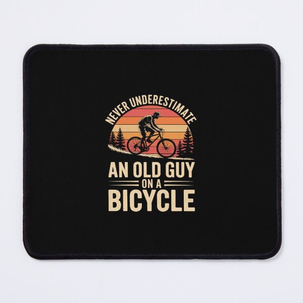 Item preview, Never Underestimate An Old Guy On A Bicycle Cycling 7 designed and sold by SyntaxClaw.