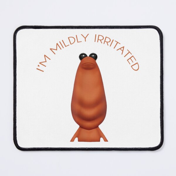 Item preview, I'm Mildly Irritated Marcus The Worm Funny Meme designed and sold by ivotee.