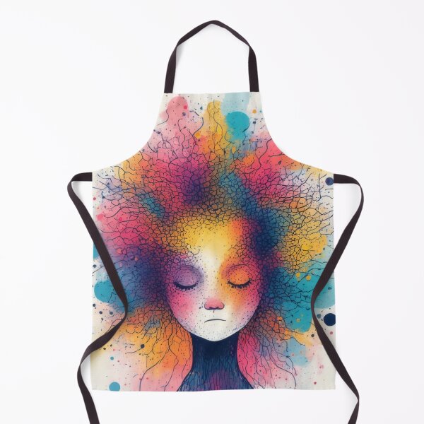 Item preview, Colorful thoughts of a melancholic figure designed and sold by Mianku | Für das Leben.