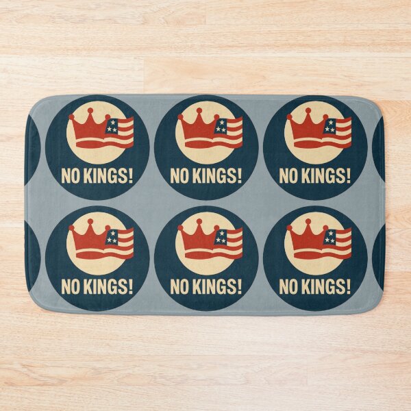 Item preview, "No Kings" slogan used in the US during mass protests designed and sold by JaroDesign2023.