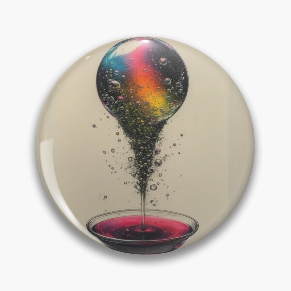 Item preview, Pouring a rainbow into a wine glass designed and sold by Mianku | Für das Leben.