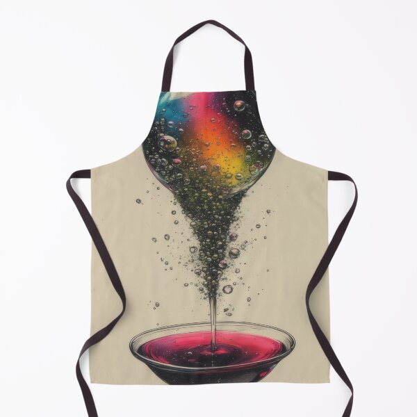 Item preview, Pouring a rainbow into a wine glass designed and sold by Mianku | Für das Leben.