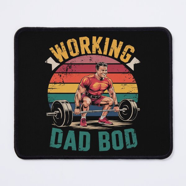 Item preview, Working On My Dad Bod Weightlifting Fitness Gym Fathers Day 3  designed and sold by FadeOfThrone.