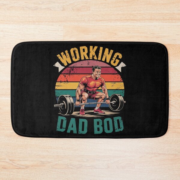Item preview, Working On My Dad Bod Weightlifting Fitness Gym Fathers Day 3  designed and sold by FadeOfThrone.
