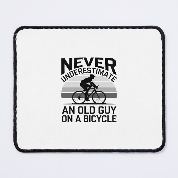 Item preview, Never Underestimate An Old Guy On A Bicycle Cycling 10 designed and sold by SyntaxClaw.