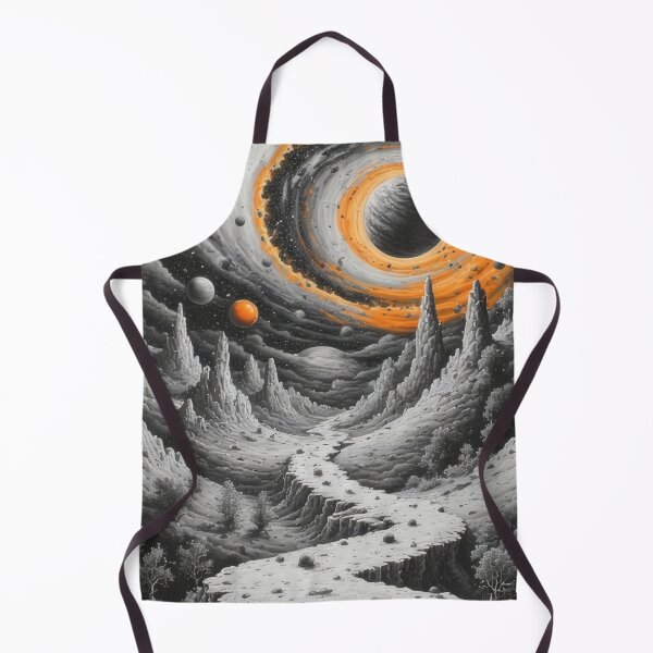 Item preview, Cosmic landscape with celestial bodies and canyon designed and sold by Mianku | Für das Leben.