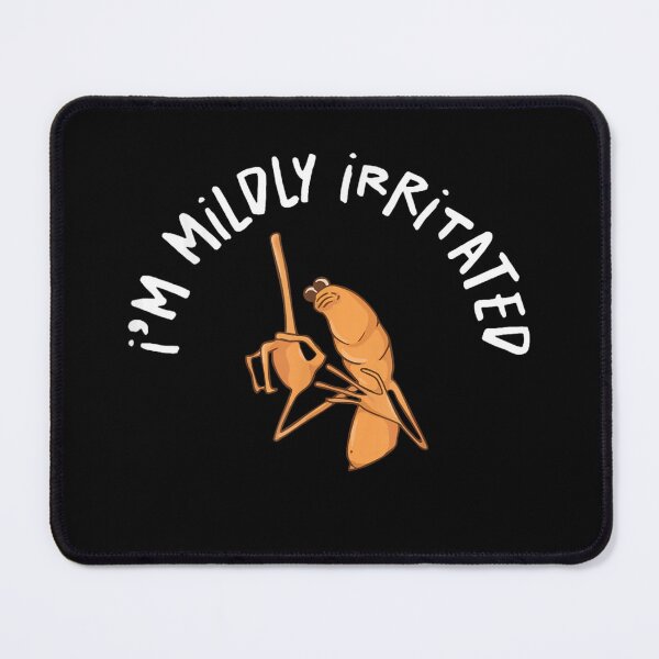 Item preview, I'm Mildly Irritated Marcus The Worm Funny Meme designed and sold by ivotee.