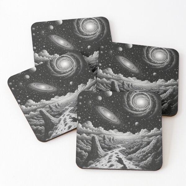 Item preview, Cosmic landscape with celestial bodies designed and sold by Mianku | Für das Leben.