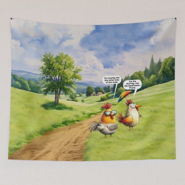 Item preview, It's the Journey, Not the Destination, Chicken designed and sold by SirLeeTees.